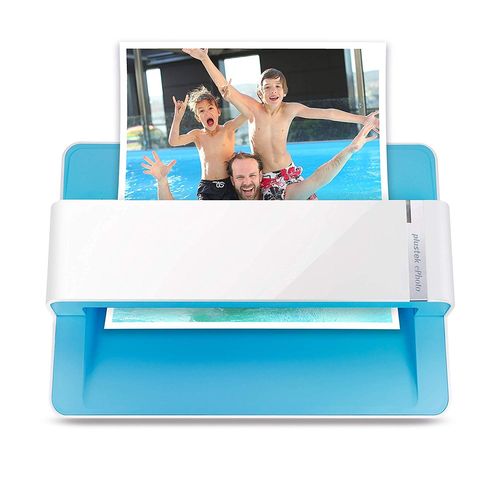 Plustek ePhoto Z300 : Scanner de Photos et Documents, scanne 4x6 Photo en 2 Secondes, avec recadrage Automatique et redressement,