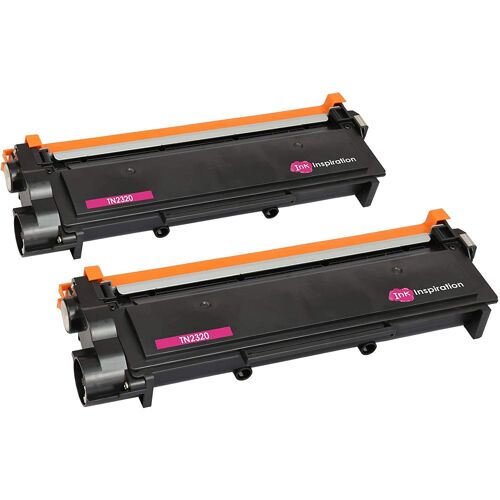 INK INSPIRATION TN2320 Pack de 2 Cartouches de Toner compatible avec Imprimantes Brother HL-L2300D HL-L2340DW HL-L2360DN HL-L2365
