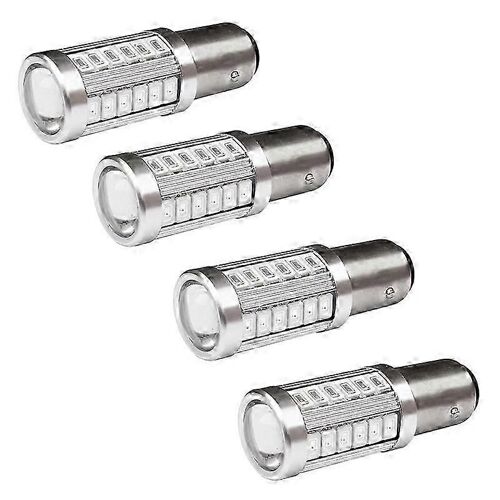 4pcs Red 1157 P21/5w Bay15d Super Bright 33 Smd 5630 5730 Led Auto Brake Lights Fog Lamp 21/5w Car Jn