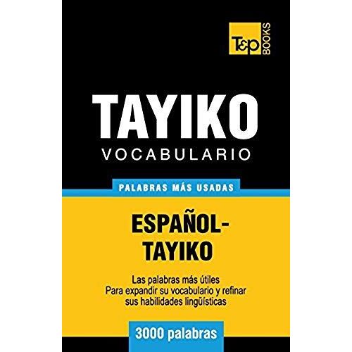 Spa-Vocabulario Espanol-Tayiko