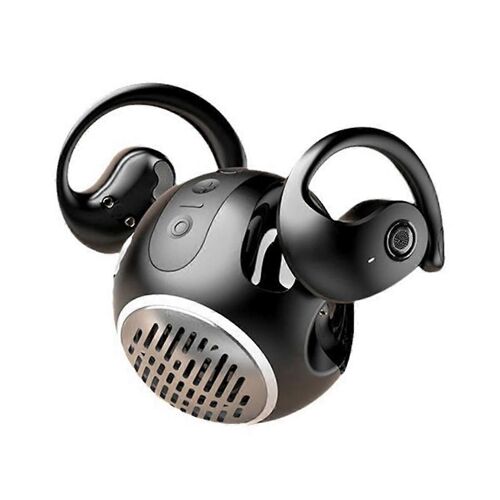 Écouteurs Bluetooth 2 en 1 Mini Haut-parleur BT5.4 Casque sans fil ouvert Écouteurs étanches de sport montés sur l'oreille A