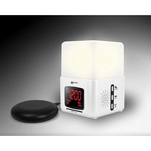 Geemarc Radio-Réveil Avec Vibreur Et Luminothérapie Wake'n'shake Light