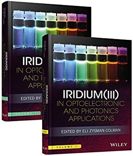 Iridium(Iii) In Optoelectronic And Photonics Applications, 2 Volume Set