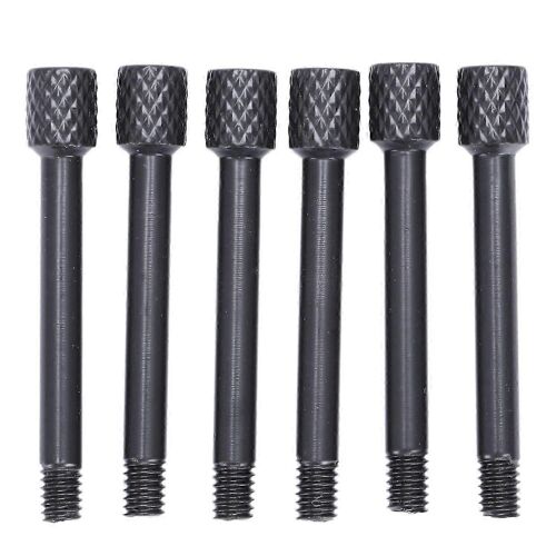 6 Pcs Brass Electric Guitar Tremolo Bridge Saddle Clamp Lock String Screw/String Through Screw/Not Ds