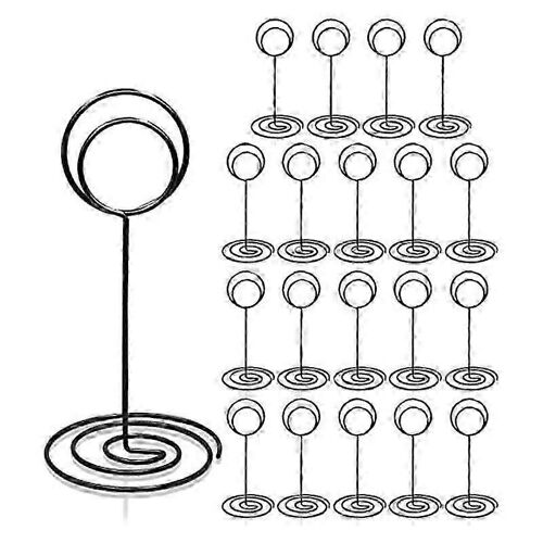 Supports de numéro de table 20Pcs - 3,35 pouces Porte-carte de table Numéro de table Supports pour l'obtention du diplôme de mariage js