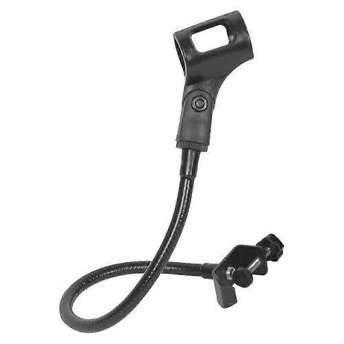 Support de microphone Pied de microphone à col de cygne flexible à 360 degrés Support de bras de micro de bureau réglable avec JP