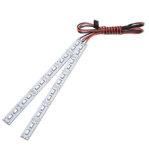 24 Led Châssis Lumière Métal Led Bande 6v Pour 1/10 1/8 Rc Voiture Crawler, Bleu Jp