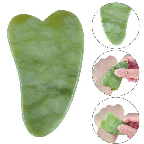 Pierre De Jade Naturelle, Planche De Jade Guasha, Grattoir, Outil De Massage Corporel, Salon De Spa, Beauté, Outils De Soins De Santé 