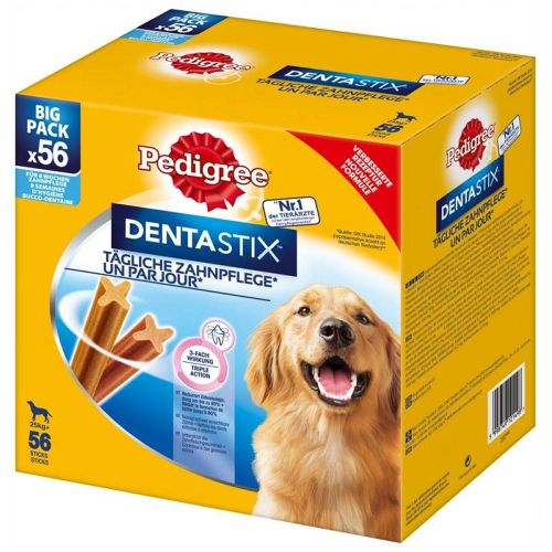 Pedigree Dentastix Batonnets Hygiene Bucco-Dentaire - Pour Grand Chien - 8x270 G