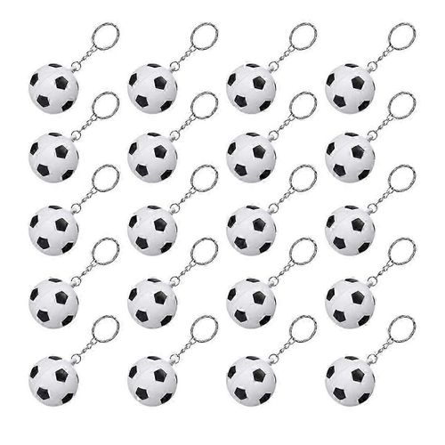 20pack De Porte-Clés Ballon De Football Pour Les Faveurs, Ballon De Stress De Football, Récompense De Carnaval Scolaire, Sports Cenew