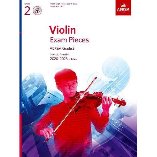 Violin Exam Pieces 2020-2023, Abrsm Grade 2, Score, Part & Cd