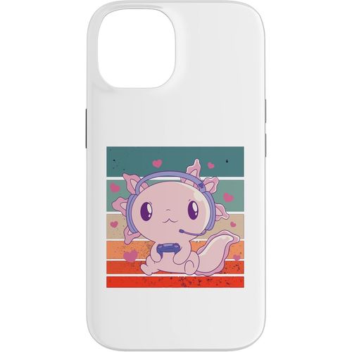 Axolotl Jeu Contrôleur De Casque Kawaii Adorable Drôle Coque Pour Iphone 14[Z1048]