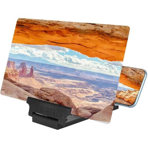 Loupe D'Écran De Téléphone, Amplificateur D'Écran De Smartphone 3D Pour Regarder Des Films Et Des Vidéos Loupe, Loupe D'Écran Pliable, Compatible Avec Toutes Les Loupe D'Écran De Smartphone[Z1370]