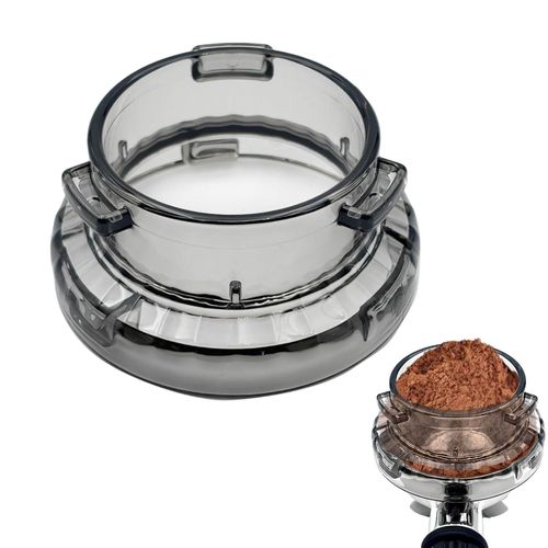 CMWS-Entonnoir Doseur À Café 54 mm, Anneaux de Poudre de Café, Entonnoir Doseur Plastique, Accessoires de Machines À Expresso pour Breville, Compatible avec Porte-Filtres de 54 mm (Gris)