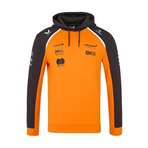 Sweat À Capuche Unisexe Mc Laren Formule 1 Officiel Orange Papaye