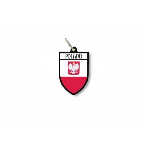 Porte Cles Clefs Cle Drapeau Collection Blason Pologne Polska Polonais Aigle