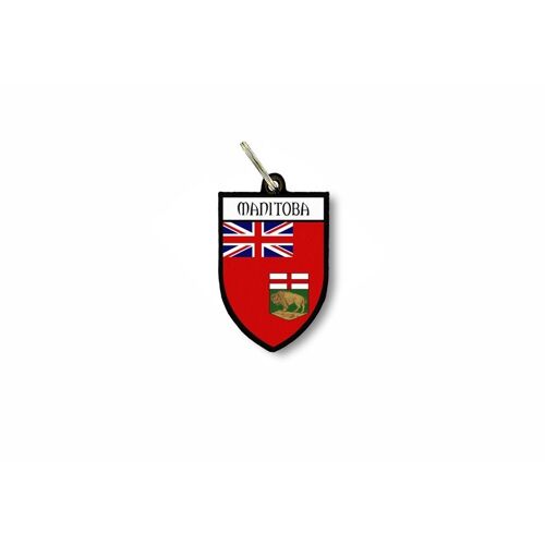 Porte Cles Clefs Cle Drapeau Collection Ville Blason Canada Manitoba
