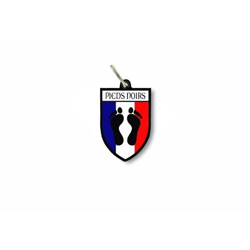 Porte Cles Clefs Cle Drapeau Collection Ville Blason France Pieds Noirs