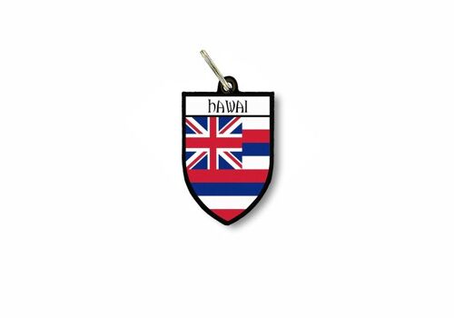 Porte Cles Clefs Cle Drapeau Collection Ville Blason Etats Usa Hawaii