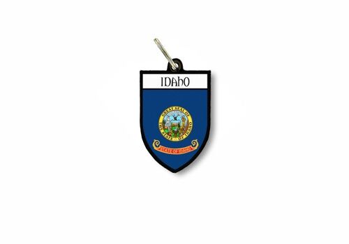 Porte Cles Clefs Cle Drapeau Collection Ville Blason Etats Usa Idaho