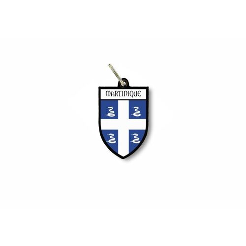 Porte Cles Clefs Cle Drapeau Collection Ville Blason Martinique