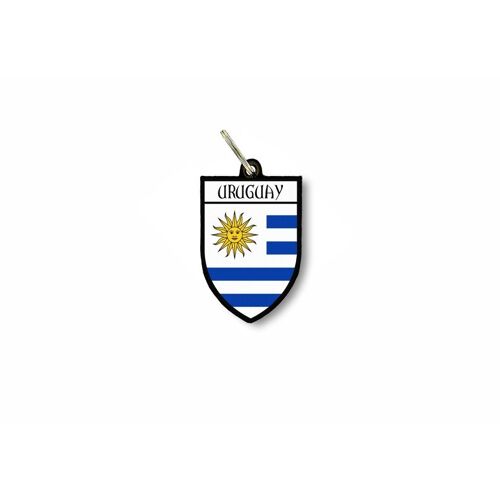 Porte Cles Clefs Cle Drapeau Collection Ville Blason Uruguay Uruguayen