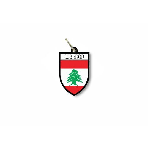 Porte Cles Clefs Cle Drapeau Collection Ville Blason Liban Libanais