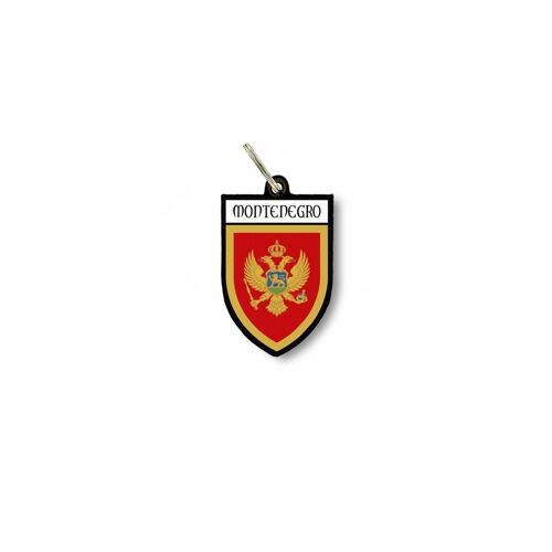 Porte Cles Clefs Cle Drapeau Collection Ville Blason Montenegro Montenegrin
