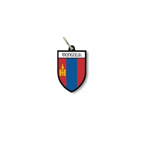 Porte Cles Clefs Cle Drapeau Collection Ville Blason Mongolie Mongole