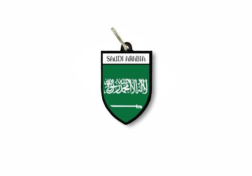 Porte Cles Clefs Cle Drapeau Collection Ville Blason Arabie Saoudite Saoudien