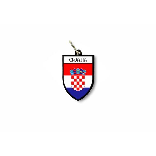 Porte Cles Clefs Cle Drapeau Collection Ville Blason Croatie Croate