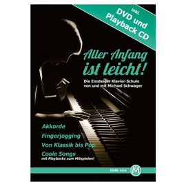Michael Schwager, Tout Début Est Facile, École De Guitare + Dvd Et Playback-Cd