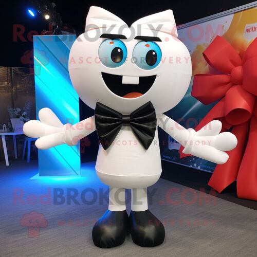 Personnage De Costume De Mascotte Redbrokoly De Pho Blanc Habillé D'un Bikini Et De Noeuds Papillon