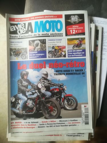 La Vie De La Moto 671 De 2011 Triumph Bonneville Se,Moto Guzzi V7 Racer,Oec 500 Matchless,Laverda 750 Gt,S,Sf