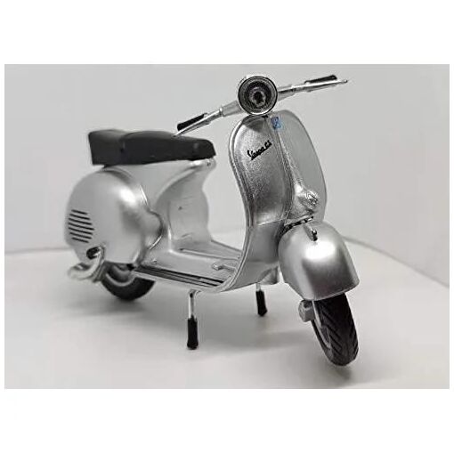 Miniature Quiralu Vespa 98 Aluminium – Vert Avec Conducteur Blanc – 1/43 (Très Bon État)