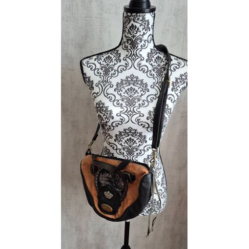 Sac Bandoulière En Cuir Marron Fait Main, Style Vintage Rétro, Pour Femme, Neuf