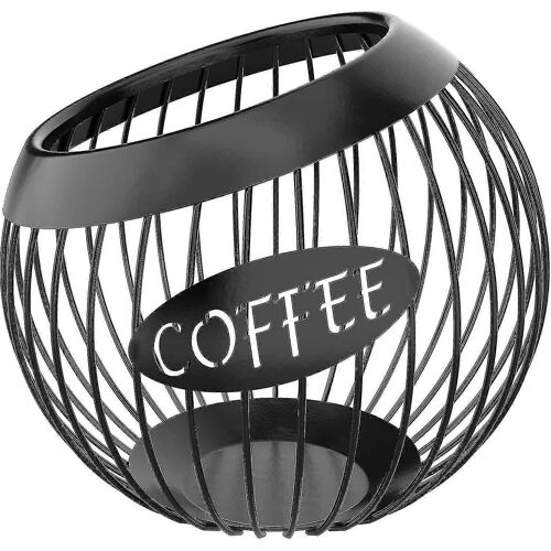 Porte-capsules de café, organisateur de grande capacité pour toutes les capsules de café, panier à dosettes de café pour comptoir bar à café