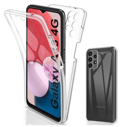 Coque Pour Samsung Galaxy A13 4g / 5g / A04s - Housse Etui Silicone Gel 360 Integrale + Film Ecran - Transparent