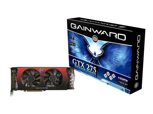 Gainward GTX275 - Carte graphique - GF GTX 275 - 896 Mo GDDR3 - PCIe 2.0 x16 - 2 x DVI, sortie HDTV