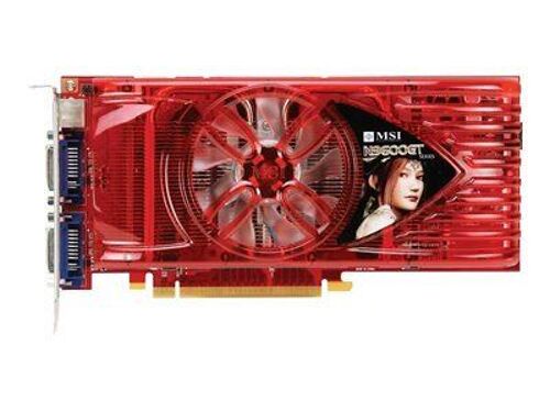 MSI N9600GT-T2D1G-OC - Carte graphique - GF 9600 GT - 1 Go GDDR3 - PCIe 2.0 x16