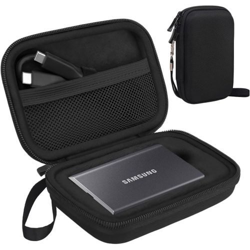 Étui Disque Dur Externe Housse De Protection Pour Samsung T7 / T7 Touch Portable Ssd, External Solid State Drives 500Gb 1Tb 2Tb 4Tb Usb 32 Gen 2 Eva Rigide Antichoc Étanche Cas, N[ZHUJ1345]