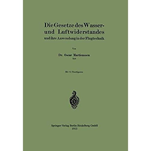 Die Gesetze Des Wasser- Und Luftwiderstandes