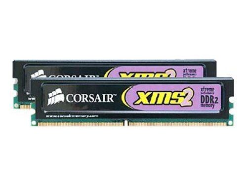 CORSAIR XMS2 Xtreme Performance TwinX Matched - DDR2 - kit - 2 Go: 2 x 1 Go - DIMM 240 broches - 675 MHz / PC2-5400 - CL4 - mémoire sans tampon - non ECC