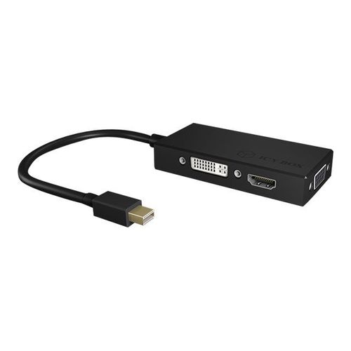 ICY BOX IB-AC1032 - Convertisseur vidéo - DisplayPort - DVI, HDMI, VGA - noir