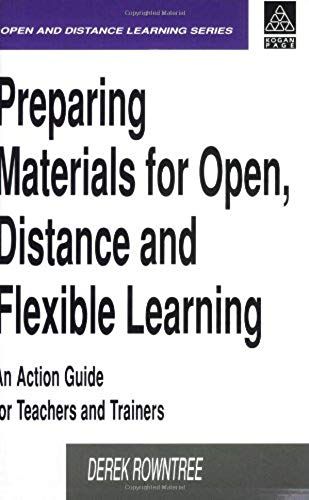 Preparing Materials In Open, Distance And Flexible Learning