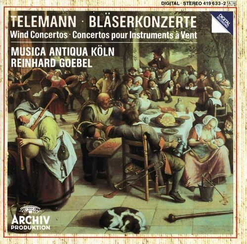 Telemann Concertos Pour Instruments A Vent Goebel