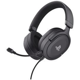 Trust Gaming GXT 498 Forta Casque Gaming PS5 / PS4, Licence Officielle Playstation 5, Casque Gamer Filaire avec Microphone, Noir