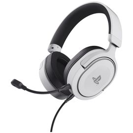 Trust Gaming GXT 498 Forta Casque Gaming PS5 / PS4, Licence Officielle Playstation 5, Casque Gamer Filaire avec Microphone, Blanc