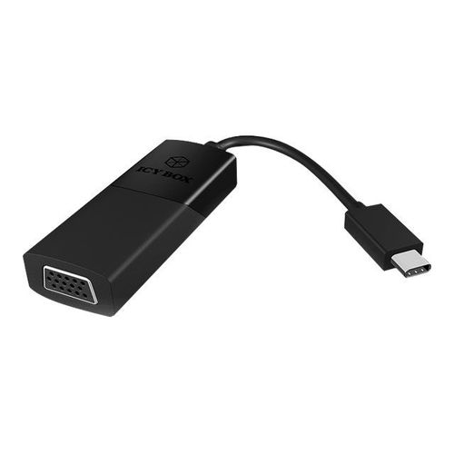 ICY BOX IB-AC533-C - Adaptateur vidéo externe - USB-C - D-Sub - noir