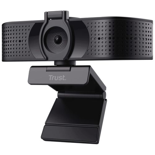 Trust Teza 4K Ultra HD Webcam, 3840x2160, avec 2 Microphones Intégrés et Autofocus, USB Plug & Play